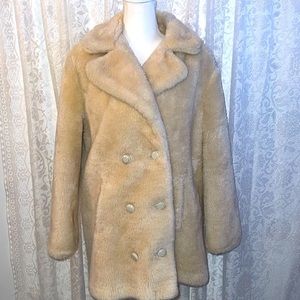 VINTAGE Teddy Bear Peacoat